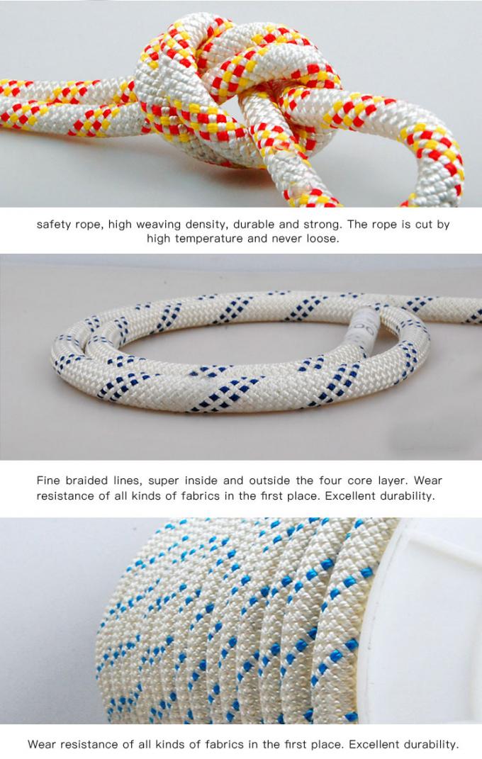 3mm 10mm Static Rope Wear Resistant Polyester Marine Rope