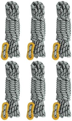 Outdoor Braided Climbing Hiking Camping Guy Ropes 50ft/100ft Reflective