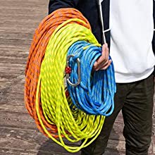 Braided Climbing Safety 10mm Fire Rescue Rope Static Outdoor 0