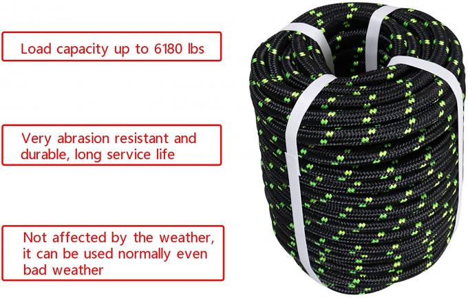 Double Braid Polyester Rope Nylon Pulling Rope Arborist Rigging ...