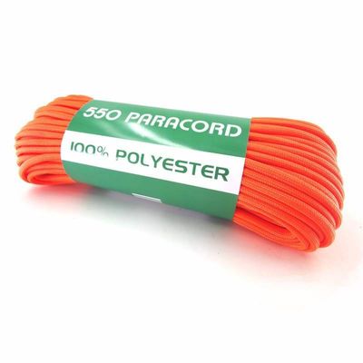 2mm 3mm Polyester 550 Paracord Rope 100 Feet For Hiking Emergency
