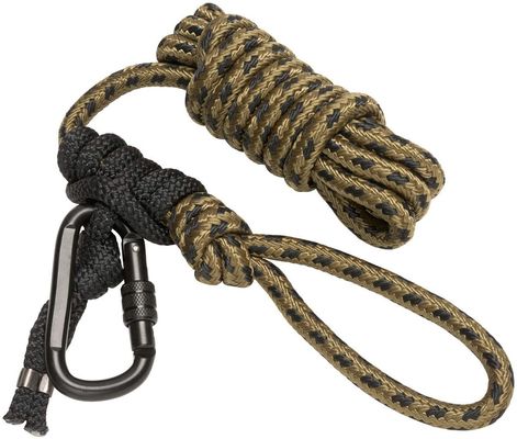 Nylon Fall Protection Lifeline Safety Rope With Shock Absorber Rope Grab