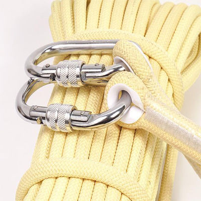 8mm 15m Fixed Lifeline Safety Fire Retardant Rope For Rescue