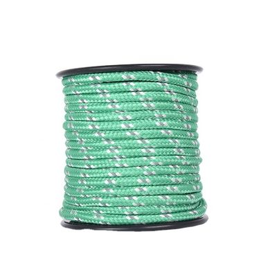 Solid Braided Nylon 50m Camping Guy Ropes Reflective Guy line For Outdoor