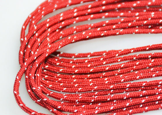 4mm Braided Nylon Cord 4M 6 Pack Reflective Guy Line Rope