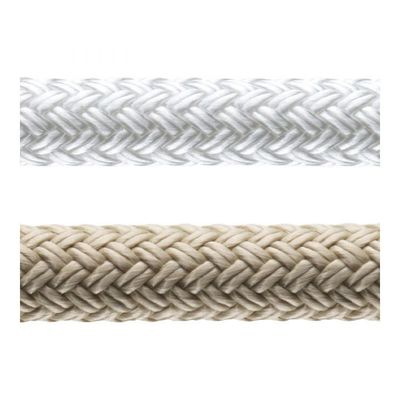 Cruising Lines Yacht Double Braided Polyester Rope 3520Lbs With 12 Plait Core