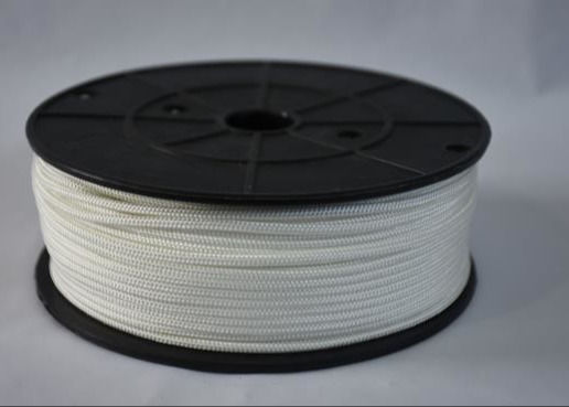 High Tensile Thin Braided Polyester Nylon Rope 5mm White Color