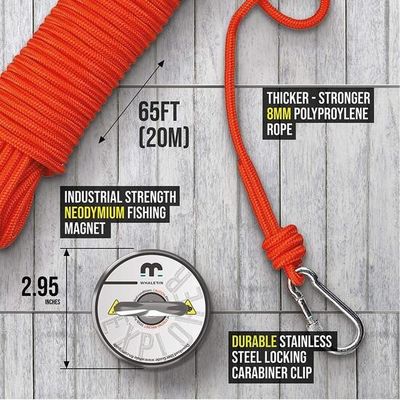 Multifuctional Magnet Fishing Line Rope Nylon With Carabiner