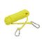 Nylon Static Rock Climbing Safety Rope 100ft High Strength With Hook System